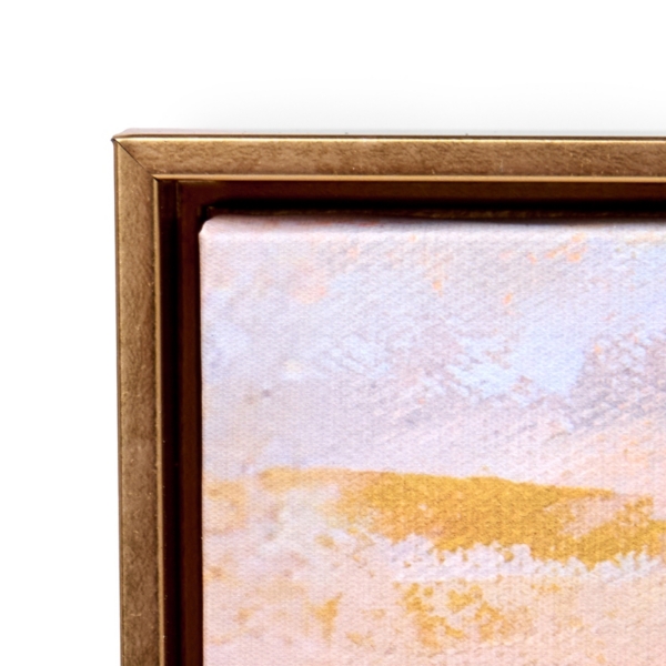 Where Sky Meets Water Framed Canvas Art Print