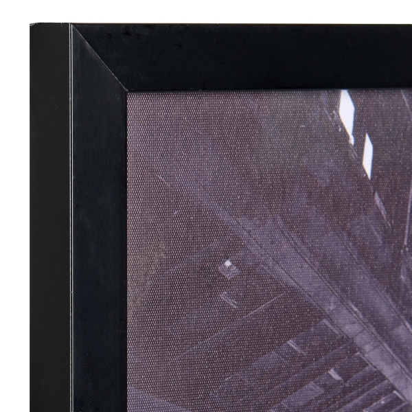 Black & White City View Framed Art Print