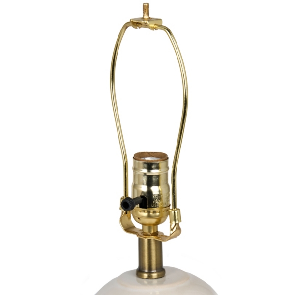 Cream Glazed Ceramic Table Lamp