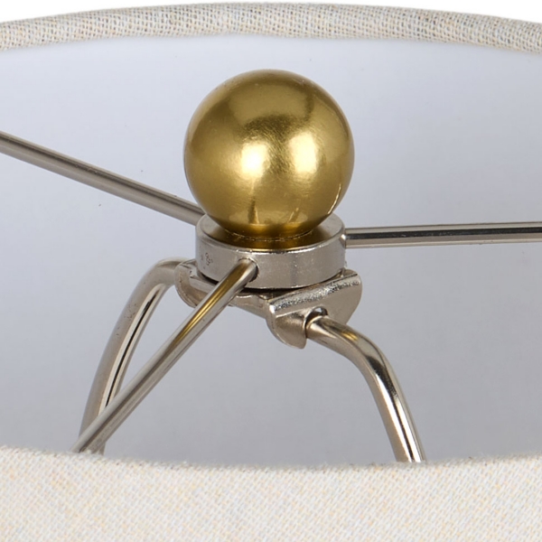 Slate Floral Ceramic Table Lamp