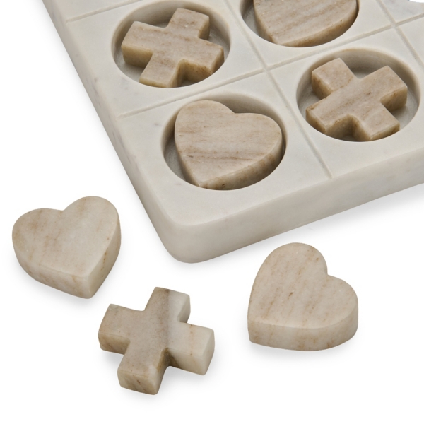 Marble Tic Tac Toe Game Set