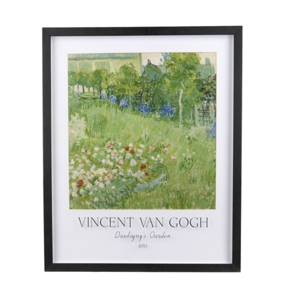 Van Gogh Garden Poster Framed Art Print