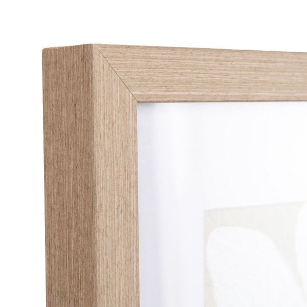 Muted Motion Leaves Framed Art Print