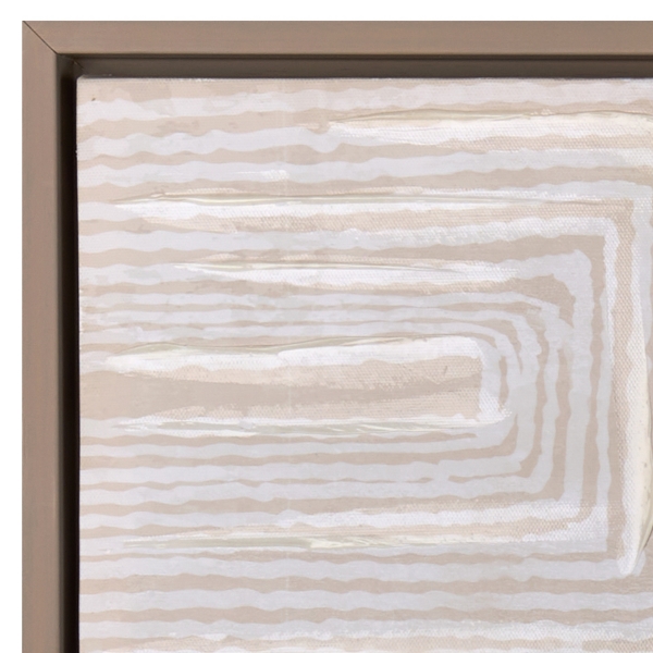 Lines in the Sand Framed Canvas Prints, Set of 3