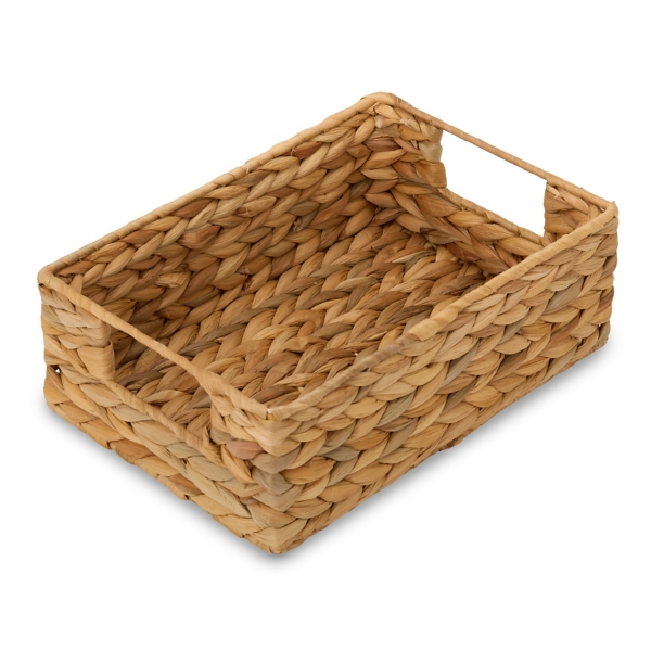 Water Hyacinth Rectangular Basket