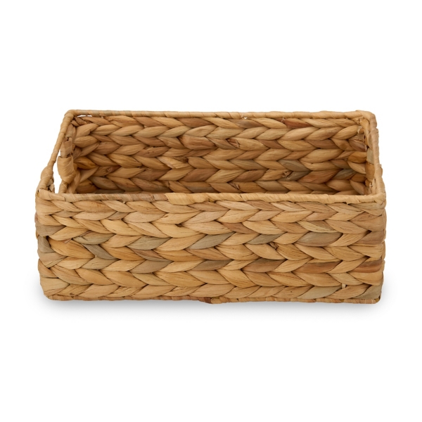 Water Hyacinth Rectangular Basket
