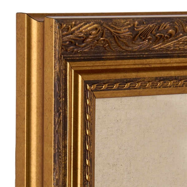 Bird on Branch Gold Framed Art Print