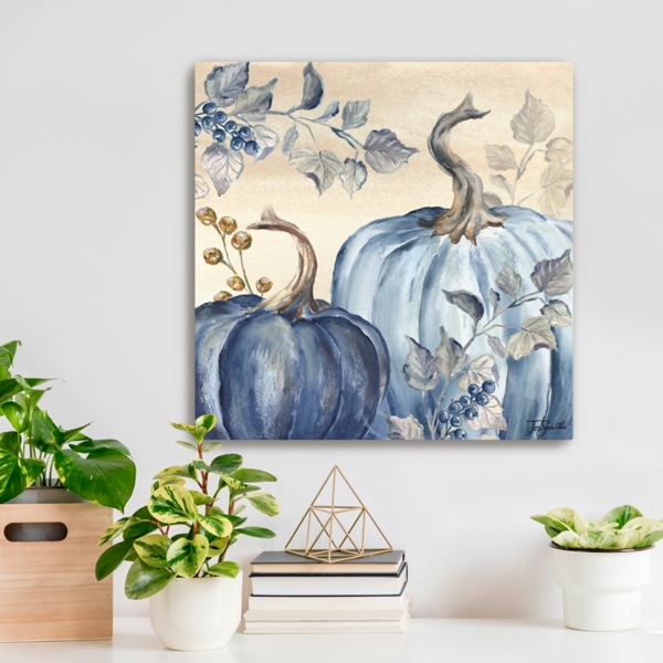 Pumpkin Blues II Harvest Canvas Art Print