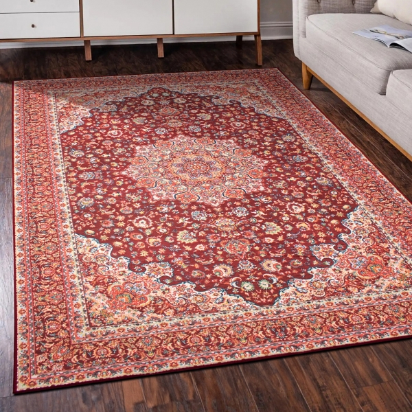 Ruby Kenya Washable Area Rug, 5x7