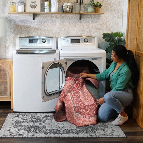 Ruby Kenya Washable Area Rug, 5x7