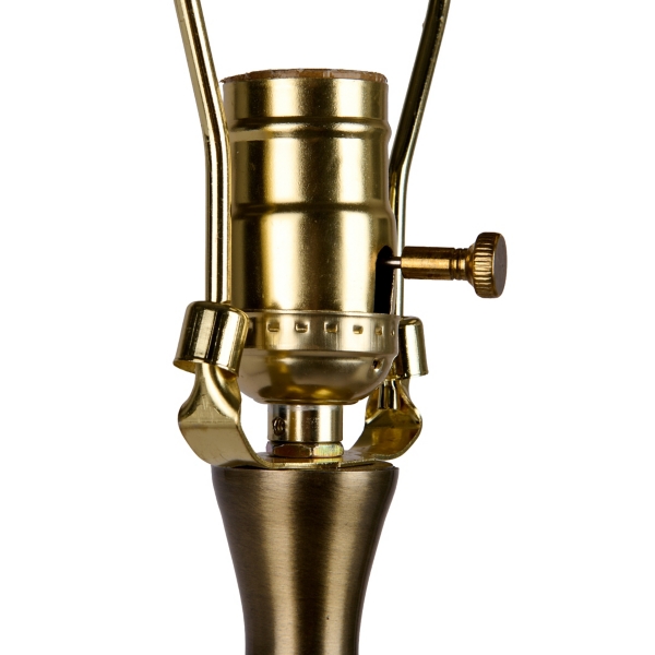 Gold Metal Bamboo Floor Lamp