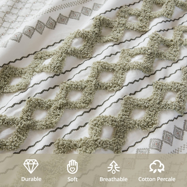 Ink + Ivy Green Imani 3-pc. Queen Comforter Set