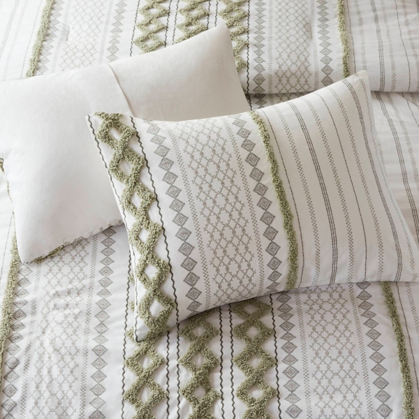 Ink + Ivy Green Imani 3-pc. Queen Comforter Set