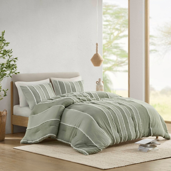Ink + Ivy Green Shay 3-pc King Comforter Set