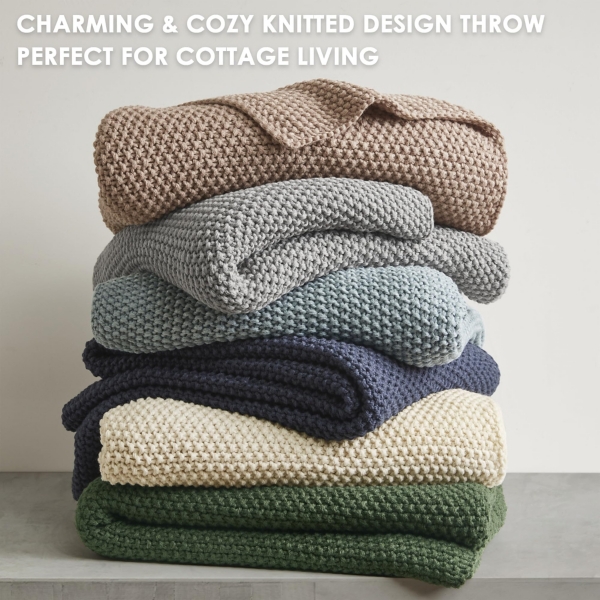 Ink + Ivy Green Bree Knit Throw