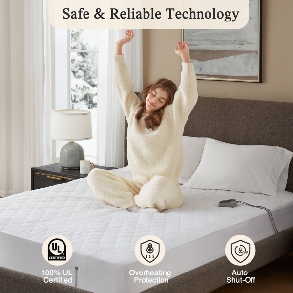 Beautyrest Heated Deep Pocket Twin Mattress Pad