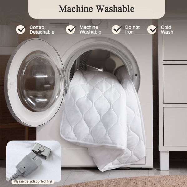 Beautyrest Heated Scotchgard Twin Mattress Pad