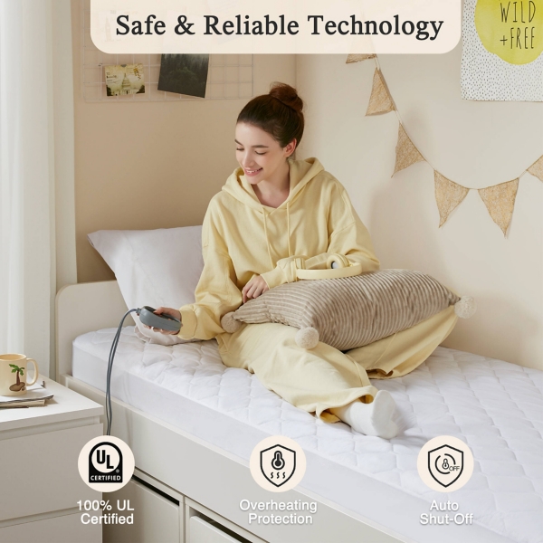 Beautyrest Heated Scotchgard Twin XL Mattress Pad