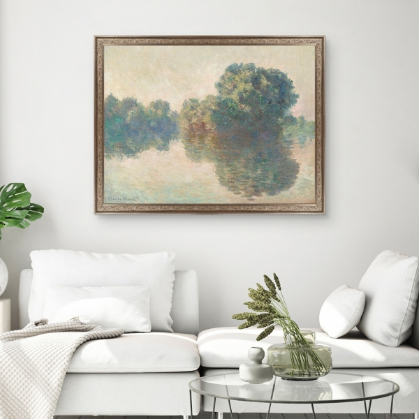 The Seine Framed Canvas Art Print