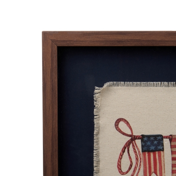 Land of the Free Framed Wall Plaque