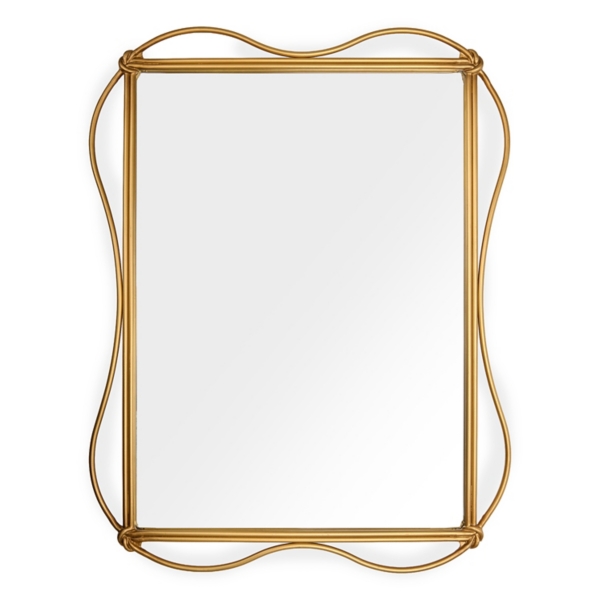 Gold Liv Wavy Mantel Wall Mirror