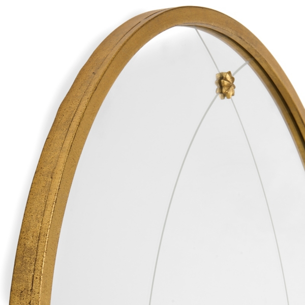 Gold Raine Studded Arch Wall Mirror