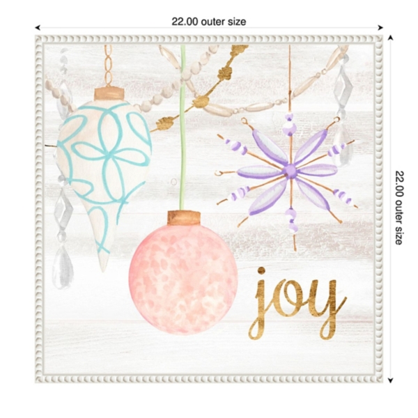 Elegant Ornaments II Framed Canvas Art Print