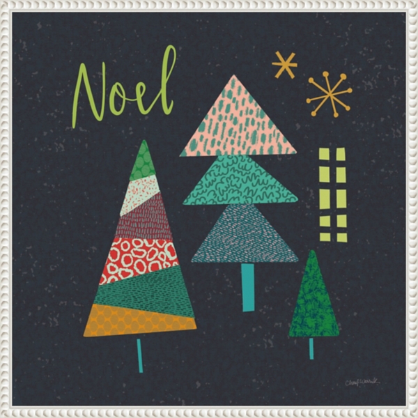 Winter Noel Framed Canvas Art Print