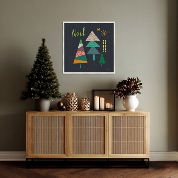 Winter Noel Framed Canvas Art Print