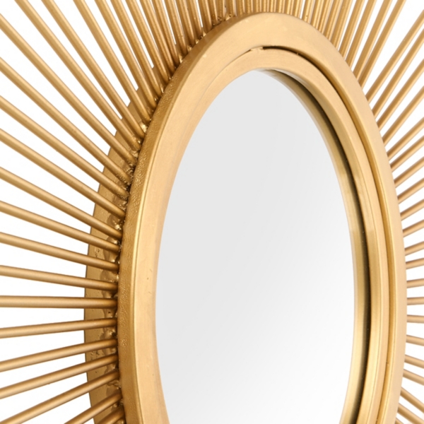 Gold Amaya Sunburst Wall Mirror