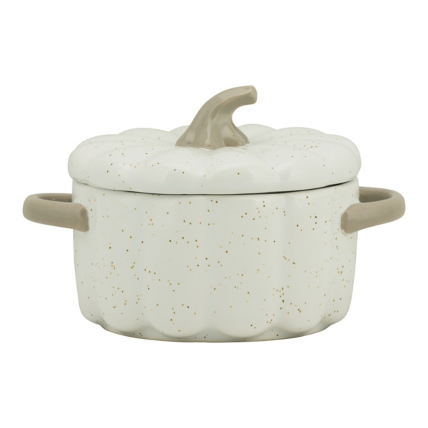 White Pumpkin Patch Tureens, Set of 4