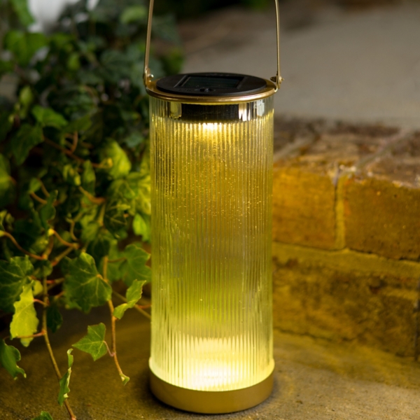 Clear Glass Solar Lantern