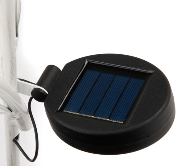 Metal Lotus Flower Solar Stake