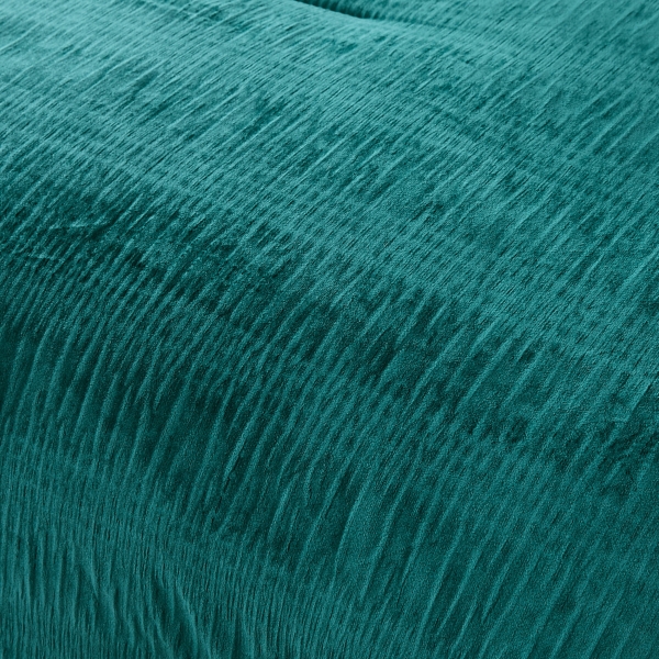 Teal Ruched Stripe 2-pc. Twin XL Comforter Set