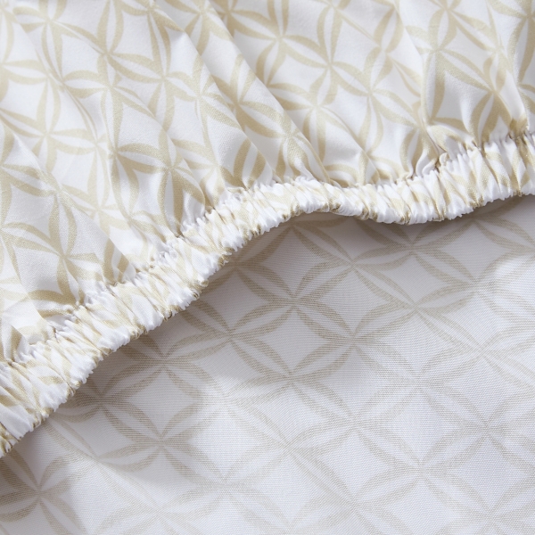 Neutral Geometric Diamond 6-pc. Queen Sheet Set