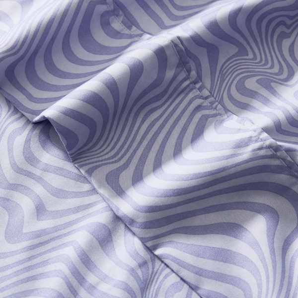 Violet Retro Waves 4-pc. Twin XL Sheet Set
