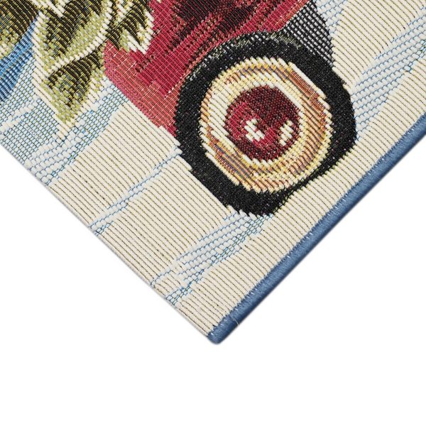 Pups in a Wagon Christmas Doormat