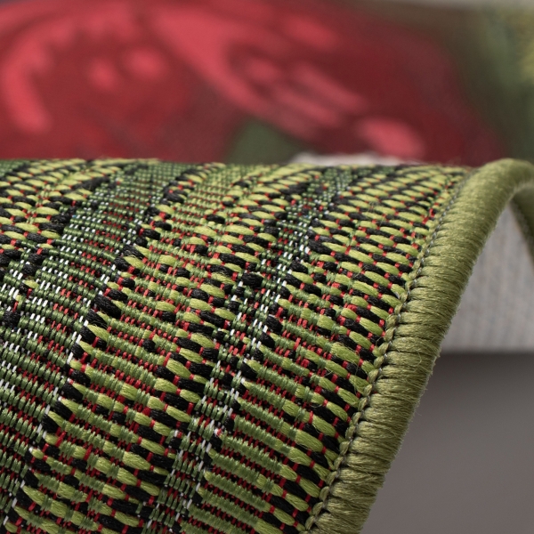 Sleepy Pup in Santa Hat Doormat