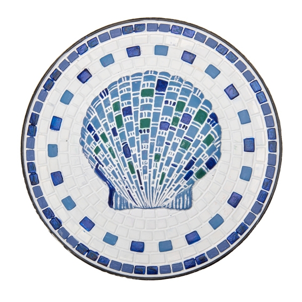 Blue Seashell Stepping Stone