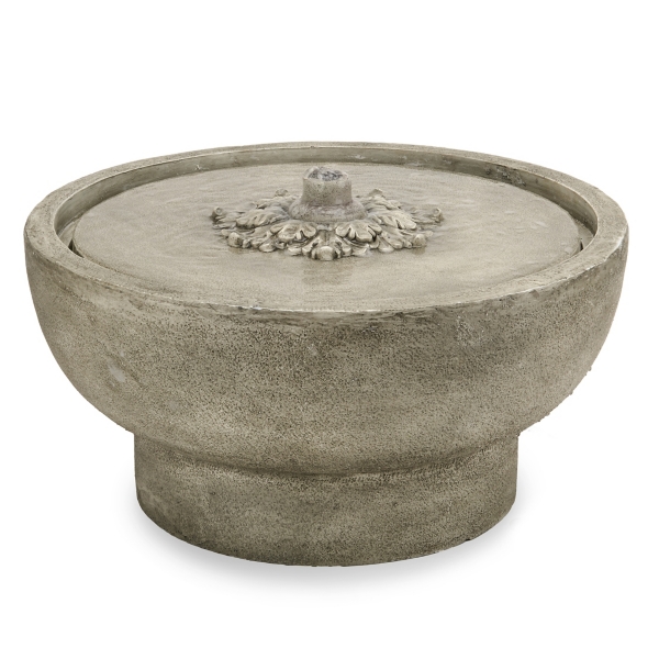 Gray Resin Elevated Fountain