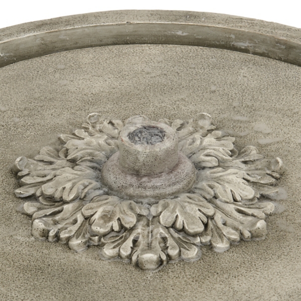 Gray Resin Elevated Fountain