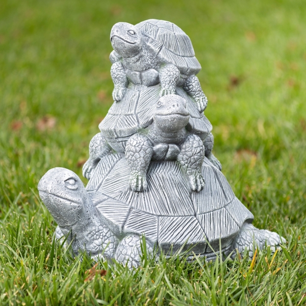 Turtle Trio Outdoor Statue