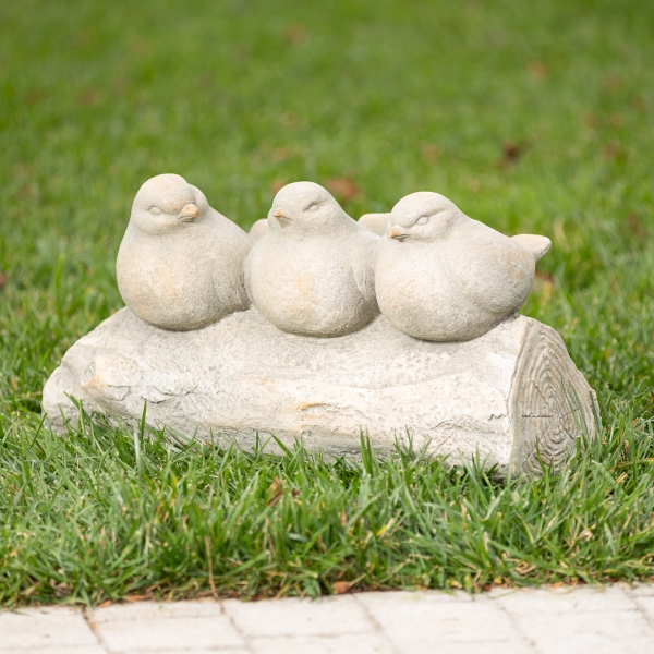 Birds on a Branch Outdoor Statue