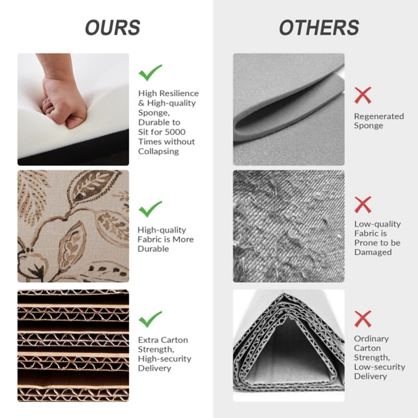 Lambert Beige Leaf Accent Chair