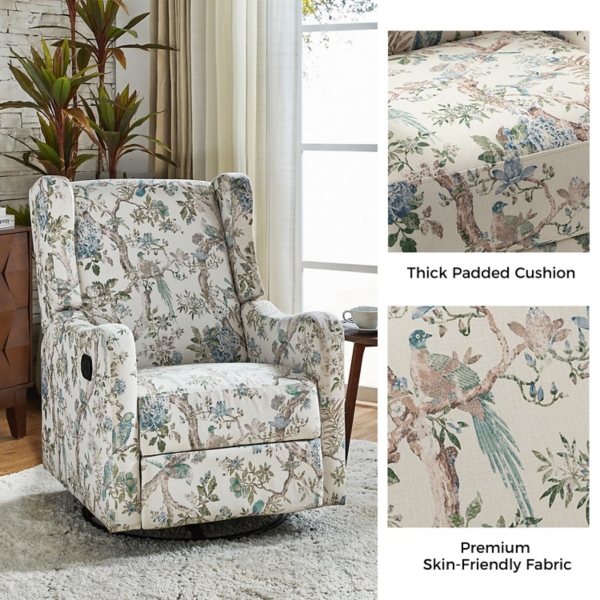 Blue Bird George Wingback Recliner