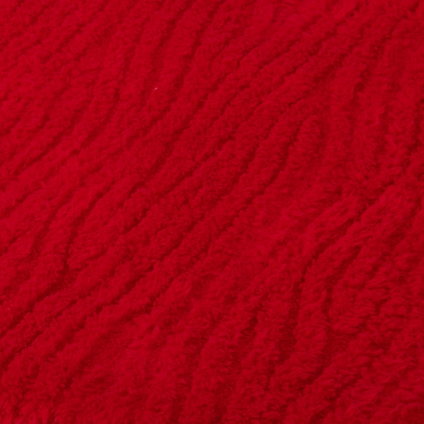 Red Storm Faux Fur Throw