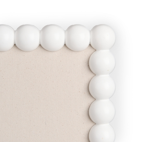 White Beaded Frame Pinboard