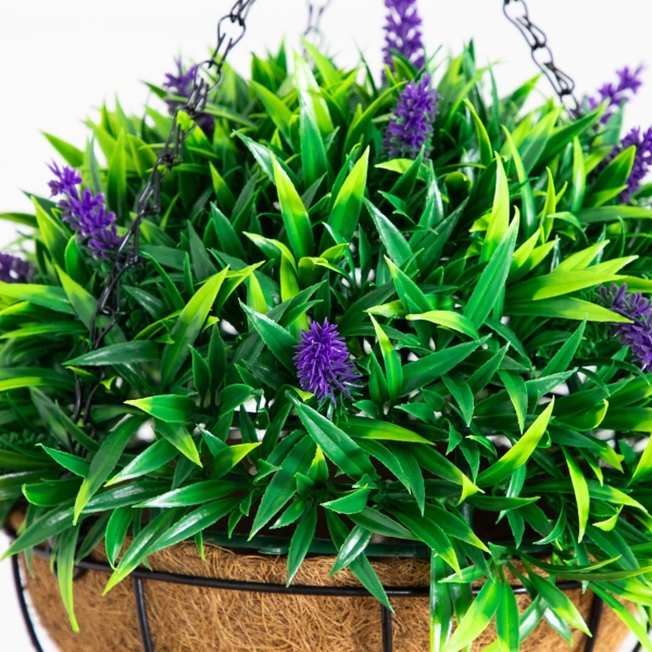 UV Resistant Lavender Hanging Basket
