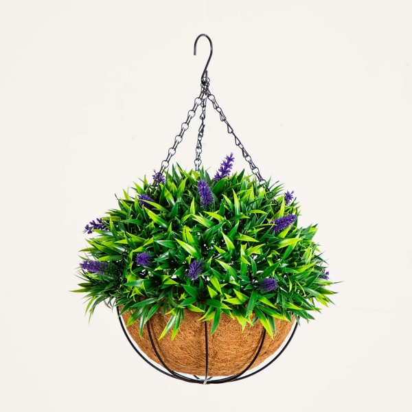 UV Resistant Lavender Hanging Basket