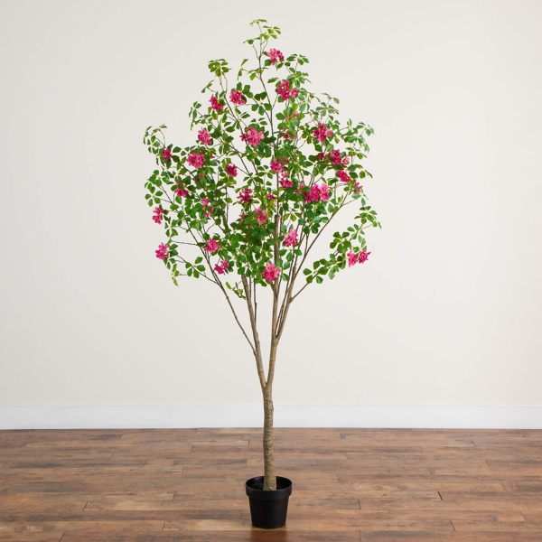 7 ft. Pink Dogwood Tree in Nursery Planter